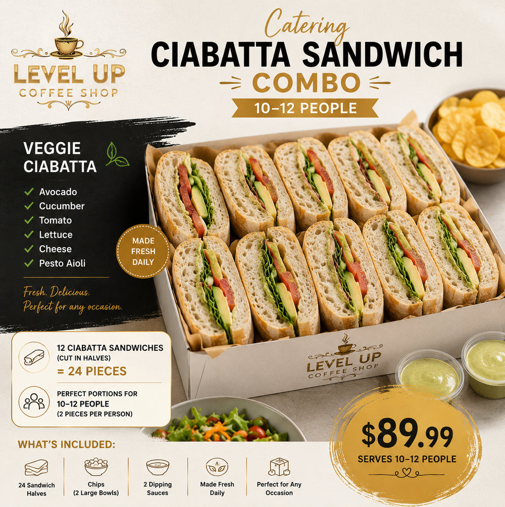 12 Veggie Ciabatta Sandwich